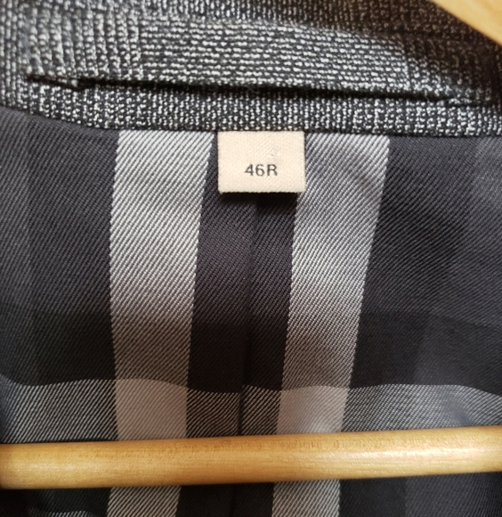 BURBERRY Blazer Mens Size 46R - Picture 2 of 6